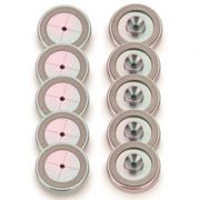 Siltek Inlet Seal Dual Vespel Ring, 0.8mm, for Thermo 1300 and 1310 GCs, 10-pk