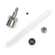 Micropacked column adaptor kit for split/splitless injection. Includes:dual Vespel ring inlet seal, large bore; reducing nut, large bore; 1/16" ferrule, Vespel/graphite; 1/16" nut, stainless steel; 4 mm splitless liner, standard deactivation.