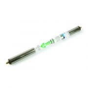 Restek VICI® gas specific purifier module for Nitrogen. 21" long; 1.5" diameter; Pmax: 1000psi; max flow rate: 500mL/min; 1/8" compression tube fittings; do not use with nitrogen containing more than 500ppm of oxygen without an air purifier; each.