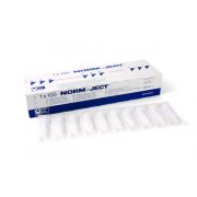 Norm-Ject Plastic Syringe, 3mL Luer Slip Centric Tip, 100pk