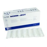Norm-Ject Plastic Syringe, 20mL Luer Lock Tip 100pk