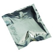Gas Sampling Bag, Multi-Layer Foil, 1L, 7" x 7" w/polypropylene combo valve & septum, 1 eyelet, 5-pk