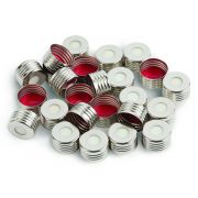 Headspace Vial Caps, 18mm Magnetic Screw Thread Cap with PTFE/Silicone for SPME, 1000-pk