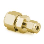 Swagelok Fitting, Brass, 1/8" to 1/16" Reducing Union, 5-pk