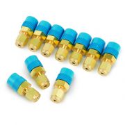 Swagelok Fitting, Brass, 1/8" to 1/4" NPT Male Connector, 10-pk.