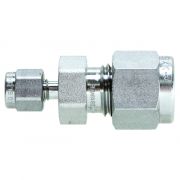 Swagelok Fitting, Stainless Steel, 1/4" to 1/16" Reducing Union, 2-pk