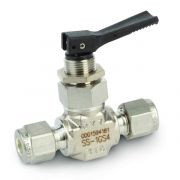 Swagelok Valve, 1/4" Stainless Steel Toggle
