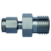 Swagelok Fitting, Stainless Steel 1/4" VCO to 1/8" Tube Fitting, 2-pk