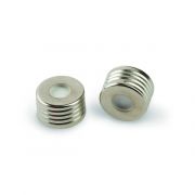 SPME Vial Cap 18mm, Screw Thread with MicroCenter PTFE/Silicone Septa, 1000-pk PK