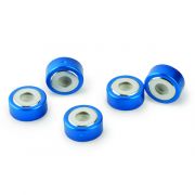 SPME Vial Cap 20mm, Blue Bi-Metal Crimp with MicroCenter PTFE/Silicone Septa, 1000-pk PK