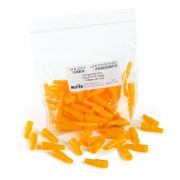 Syringe Filters with Luer Lock Inlet, Orange, PTFE, 4mm, 0.45µm, 100/pk