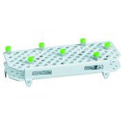 Q-sep Tube Rack, For 2mL Centrifuge Tube Holds 100, Polypropylene, White