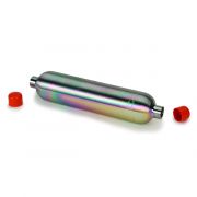 Sample Cylinder,Sulfinert, 300cc, 1800psig, 304L, SS, 1/4" Female NPT Ends