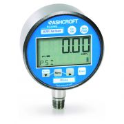 Test Gauge, Digital, 3" Diameter, 1/4"NPT, 30"Hg to 60psig