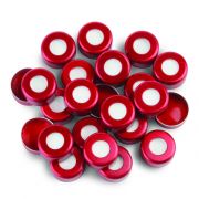 Vials, Crimp Seal, 11mm Red PTFE/SIL Pack of 1000