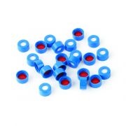 Restek Caps, 9mm; blue with PTFE/Silicone septa (installed); pkg/1000.
