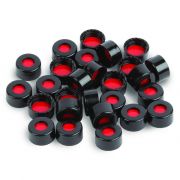 Caps, Short Screw, 9mm Black PTFE/Sil/PTFE Pack of 100