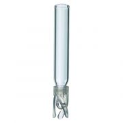 Restek 100µl glass limited volume insert with polypropylene bottom spring,; pkg/100.