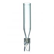 Restek vial inserts, 250µl; polypropylene with bottom spring; 100/pkg.