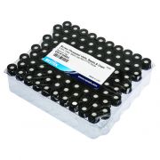 Vial, Threaded w/Septa, 2ml Clr 8-425 w/Red PTFE/ Sil Septa 0.065" 100 Pack