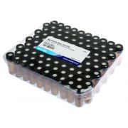 Vial Kit, Big Mouth, Ambr 10-425 Threaded Red PTFE/Sil 0.065" Pack of 100