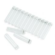 Vial Inserts, 350ul Glass Flat Bottom w/ID Ring, 1000pk