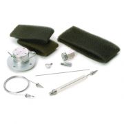 Restek PM Kit for Waters 717/717 Plus Autosampler. Includes: seal pack assembly, tube assembly (0.020" ID), needle, needle compression screw, 0.062 stainless steel ferrule, pre-column filter assembly, filter insert, 250 µL WISP syringe.