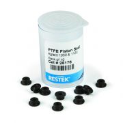 Restek ASI Piston Seals, Black. Constructed of PTFEwhich are more resistant to any HPLC solvent than UHMWPE seals, but they are less wear-resistant and rugged. For Agilent 1050 and 1100 HPLC systems.