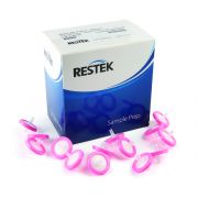 Restek Syringe Filter; 25mm; 0.22µm; nylon membrane; luer lock inlet; pink housing; pkg/100.