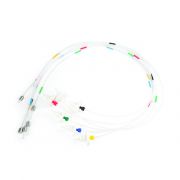 Restek Resprep® Sample Delivery System. Compatible with Resprep® 1, 3, 6, and 15 mL SPE cartridges and Diskcover-47 extraction disk holder; six (6) PTFE transfer lines (1/8" OD x 1/16" ID x 36" long); each banded with a different color for easy sample ide