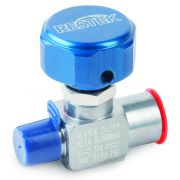 Restek Sample Cylinder Valve, ¼" male NPT x ¼" female NPT; 3500psi; sulfinert-treated; each.