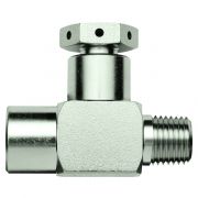 Restek Rupture Disc Tee, Stainless Steel; 1/4" Male NPT x 1/4" Female NPT; 1800psig pressure rating; each.