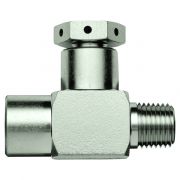 Rupture Disc Tee, 1/4" Male NPT x 1/4" Female NPT 2850psig DOT press rating Stainless Steel