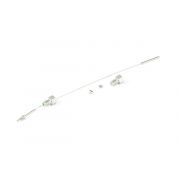 Restek capillary SS tubing assembly; 130mm x 0.17mm ID, green, 1/16" SS male; each.