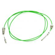Capillary SS Tubing, 800mm x 0.17mm ID, Green 1/16" SS Male Nut, F/B Ferrule Set 1/16" Rheodyne Male Nut