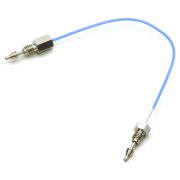 Tubing, Valve to Metering Head, Blue 1/16" SS Male Nut, F/B Ferrule Set 1/16" Rheodyne Male Nut