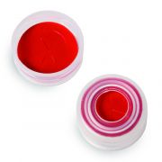 Snap top vial caps, 11mm, Clear,PTFE/Silicone w/starburst 100/pk