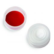 Snap top vial caps, 11mm, Clear,PTFE/Silicone w/starburst 1000/pk