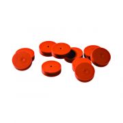 Restek premium non-stick BTO septa, partial predrilled CenterGuide design, packaged in ultra-clean blister packs, 11mm diameter; Tmax: 400°C; 50/pk.