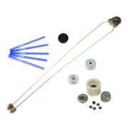 Conversion Kit With 1.1mm Microseal Kit For Split/Splitless Injector  Shimadzu 2010  Includes: Topaz 1.8mm ID Straight/SPME Liner (5pk)  Microseal  Port Weldment  and Adapter Cup