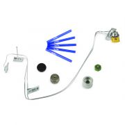 Conversion Kit With 1.1mm Microseal Kit For Split/Splitless Injector  Agilent 7890  Includes: Topaz 1.8mm ID Straight/SPME Liner (5pk)  Microseal  Agilent Weldment  and Adapter Cup