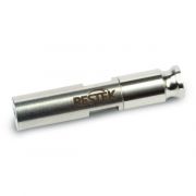 RAVEqc Male x 1/4" Tube Short (1.23")  Requires a 1/4" nut/ferrule set  sold in 5 pks as cat# 23161
