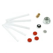 Conversion Kit. For Split/Splitless injector Thermo GC Trace Ultra Includes 2.0mm ID Straight liner (5pk), Non-stick BTO Septa (3pk), Septum holder & Support liner cap, Adapter cup
