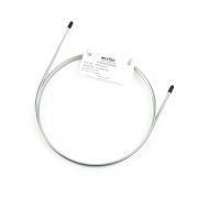 Restek Packed Column, Porapak Q, 6 ft x 1/8" OD x 2mm ID, SS, 80/100 mesh.