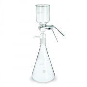Membrane Microfiltration Glassware. Contains: 500ml Funnel, an anodized aluminum clamp, 47mm fritted glass support base and 2000ml Flask.