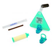 Starter Kit 1 Complete sampler for 1 3 butadiene & isoprene  thermal desorption  Yellow diffusive body  cartridge + blank  support plate  adapter