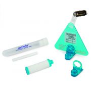 Starter Kit 1 Complete sampler for H2S  white diffusive body  cartridge + blank  support plate  adapter