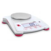 Scout™ SPX Portable Precision Balance, SPX222, Maximum Capacity: 220 g, Readability: 0.01 g, Pan Size: 4.7 in, Battery Life: 120 hours with disposable batteries, Display: Large backlit LCD, Linearity ±: 0.01 g, Pan Construction: Stainless Steel, Repeatabi