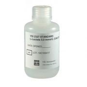 L-Lactate calibrator standard; 5 mmol/L; for use with YSI 1500, 2300, 2700, 2900 Series and 7100 analyzers; 125 mL.