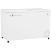 15 Cu. Ft. Standard Laboratory Chest Freezer with Natural Refrigerants. Adjustable temperature range: -12° C to -24° C (10° F to -11°F). Two (2) baskets. 110 - 120V AC, 15A breaker, NEMA 5-15 receptacle. Two (2) year parts and labor warranty, Five (5) yea